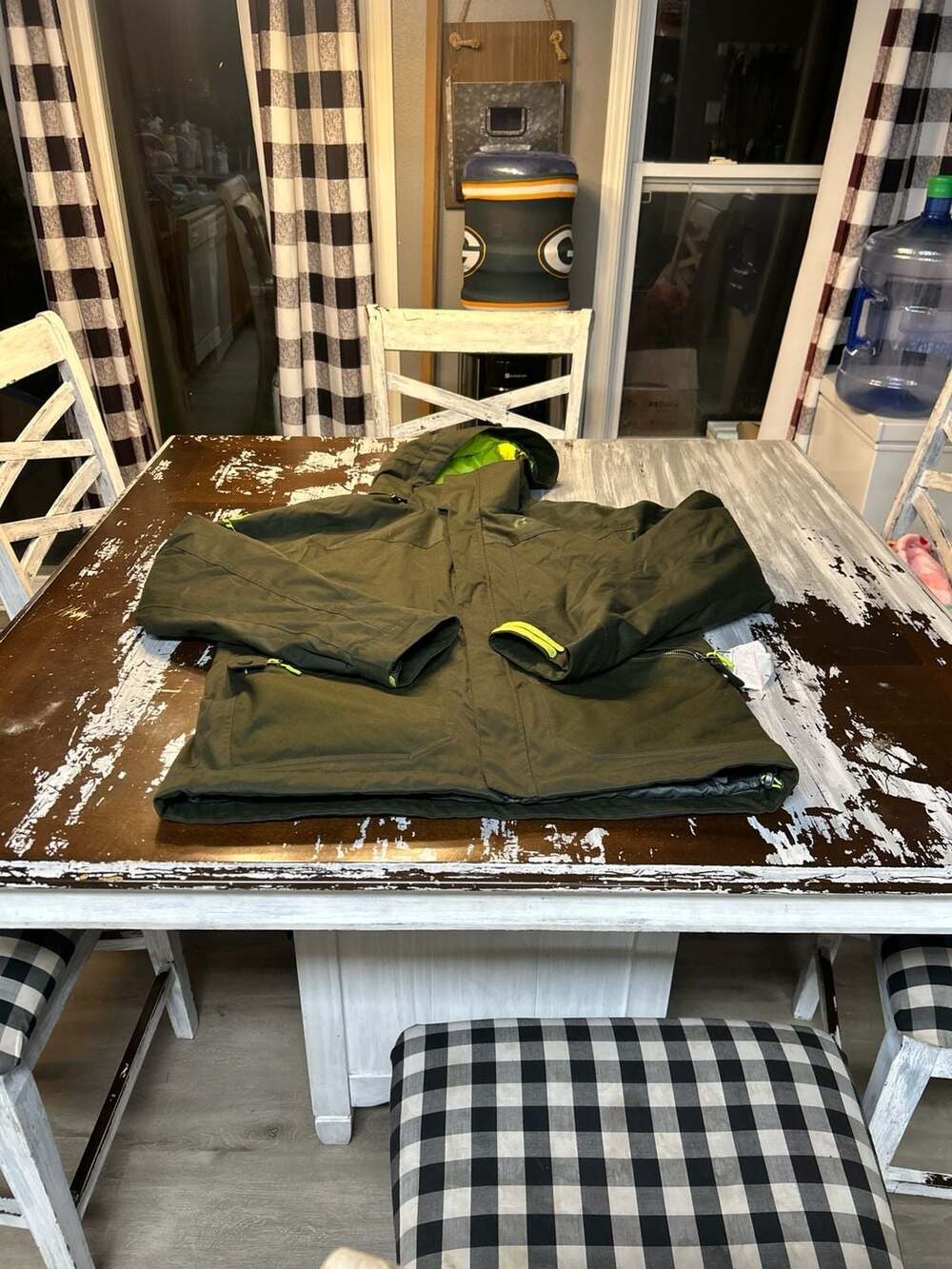 Scott Men's Ultimate Dryo Insulated Ski Jacket Olive Green Size M